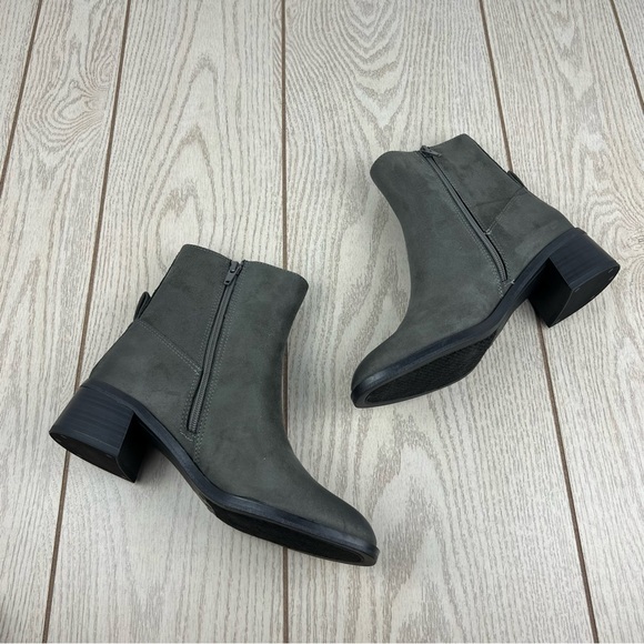 Style & Co Women's Orleyy Zip Dress Booties 7.5M Dark Grey MC - Picture 4 of 8